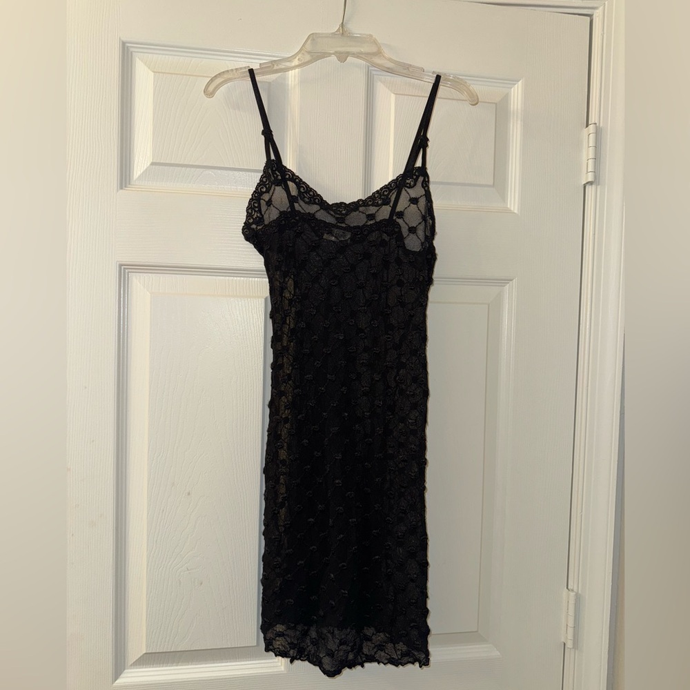 Sexy Black Sheer Lingerie Dress!